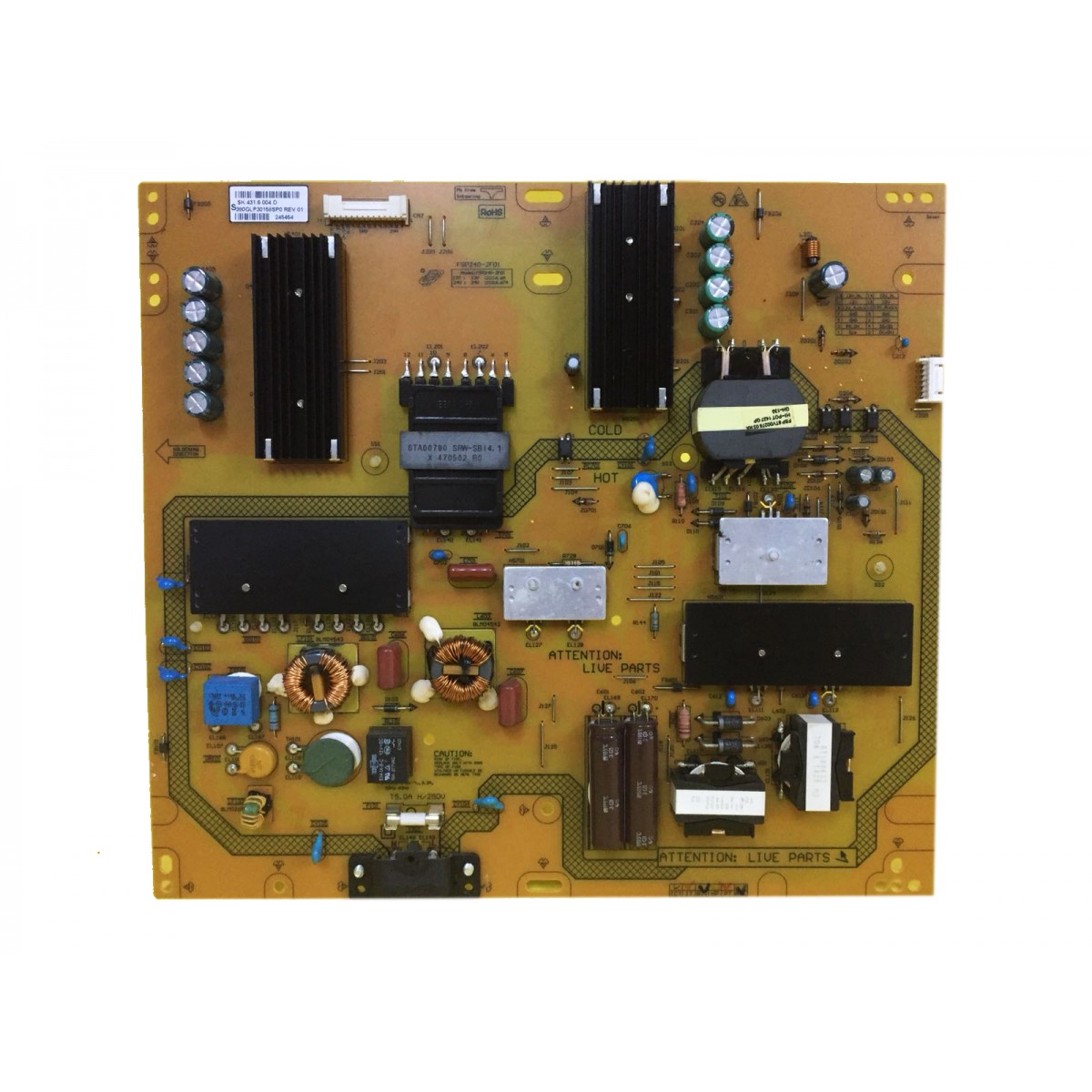 FSP240-2F01 , 380GLP30158SP0, 58PUK6809/12, V580DK2-KJ1 REV.CA, PHILIPS POWER BOARD